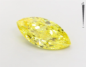 Aniva Jewels 4,59 Carat VS1 Lab Grown Marquise Cut CVD Diamond Fancy Vivid Yellow Certificado por IGI Loose Diamonds - Product Image 1