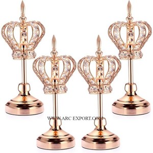 Attractive Designer Metal and Glass Table Decoration <b>Tall</b> Wedding Candle Votive Holder Best Seller Indoor Votive <b>Candlestick</b> - Product Image 5