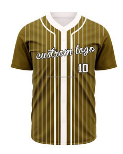 Printed Breathable Quick-Dry 100% Polyester Baseball & Softball JerseyShirts Ready to Ship Best Quality Stitched Baseball Jersey - Product Image 4