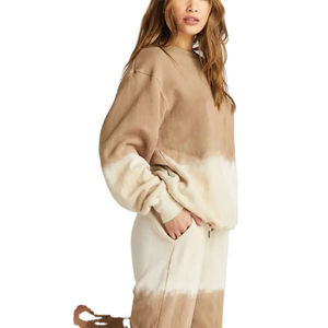 เสื้อสเวตเชิ้ตผู้หญิงแฟชั่นล่าสุด คุณภาพดีเยี่ยม สำหรับฤดูหนาว น้ำหนักเบา สไตล์ลำลอง สีทูโทน พร้อมโลโก้ด้านหน้า - Product Image 3