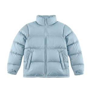 Chaqueta Acolchada Retro Azul Naranja con Estampado de Remolino para Hombre, Abrigo de Invierno Cálido con Estilo de los 70, Estampado Gráfico, Moda Urbana de Invierno - Product Image 4