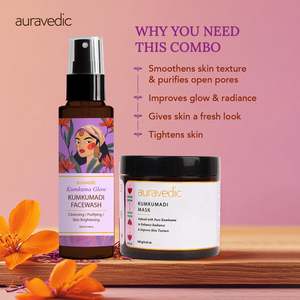 Liquide Herbal Kumkumadi pour une Peau Nette et Purifiée - Ingrédients - Product Image 3