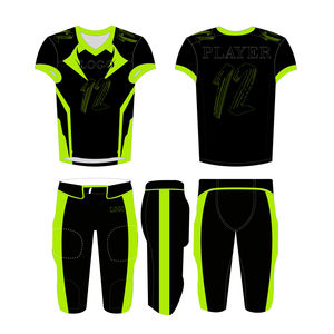 OEM ODM Custom Tackle Twill American Football Uniform Youth Sublimated American Jersey 100% Kit de poliéster - Product Image 1