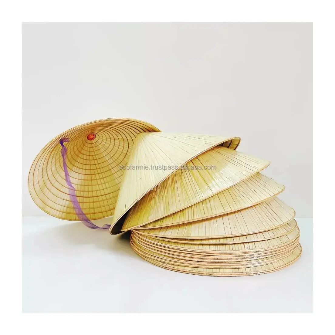 Vietnamese conical hats traditional cheap price non la hat wholesale palm leaf materials ready to export