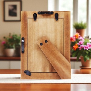 Photo personnalisable, artisanale, moderne et rustique, avec incrustation de résine, motif gondole en halo diagonal créatif, à fixer au mur ou sur table - Product Image 5