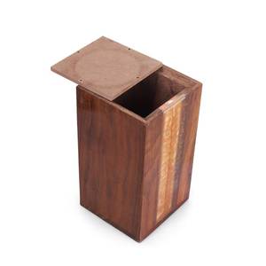 Caja de urna para cenizas para adultos hecha a mano, mezcla de epoxi amarillo y palisandro, urnas decorativas masculinas y femeninas para funerales, ataúdes personalizados para mascotas - Product Image 3