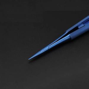 ชุดเครื่องมือผ่าตัดไทเทเนียมคาสโตรวีเจโอ ด้ามจับแบบแมนนวล คีมหนีบผิวหนัง คีมตัดเปลือกตา คีมตรงและโค้งแบบล็อคได้ ได้รับการรับรองมาตรฐาน CE - Product Image 4