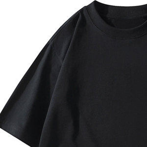 เสื้อยืดครอปทรงบ็อกซี่ คอกลม แขนสั้น ผ้าฝ้ายออร์แกนิค 100% สำหรับทุกเพศ ขายส่ง - Product Image 4