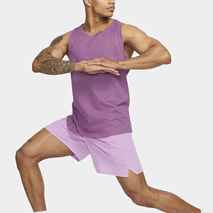 Débardeur léger personnalisé pour homme, débardeur de sport athlétique, t-shirt sans manches, randonnée, course à pied, cyclisme, polyester, débardeur personnalisé pour homme - Product Image 2