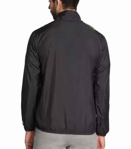 Custom <b>Mens</b> Full Zip Up Wind Breaker <b>Jacket</b> Training <b>Light</b> Weight Waterproof Sports Windbreaker <b>Jacket</b> For <b>Men</b> - Product Image 2