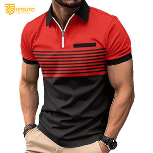 เสื้อโปโลสำหรับผู้ชายดีไซน์ล่าสุดระบายอากาศได้ดีสวมใส่สบายปรับแต่งได้ - Product Image 3