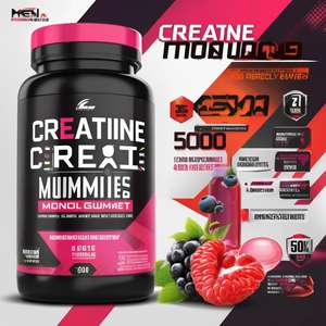 OEM/ODM Etiqueta Privada Creatina Monohidrato Gummy 5g Suplementos de Pre-Entrenamiento para Adultos - Product Image 4