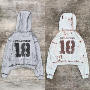 100% algodón logotipo personalizado y traje de diseño conjunto de chándal hombres deporte Jogging chándal conjunto liso fútbol chándal para hombres - Product Image 2