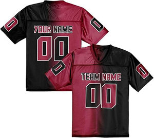 เสื้อเจอร์ซีย์ฟุตบอลผ้าตาข่ายสำหรับเด็กเสื้อเจอร์ซีย์สำหรับฝึกซ้อมกีฬาเสื้ออเมริกันฟุตบอลว่างเปล่าสำหรับเด็กเยาวชน - Product Image 1