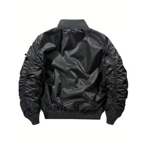 Nouveauté Veste bomber en satin pour homme de qualité supérieure Vente en gros Veste coupe-vent d'hiver sur mesure Tailles grandes Vestes bomber pour homme - Product Image 2