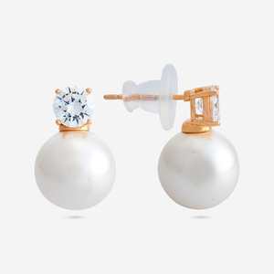 92.5 <b>Silver</b> <b>Stud</b> <b>Earrings</b> Ball Shape for Wedding-188338 - Product Image 5