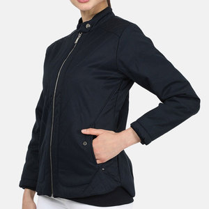 Chaqueta de bombardero de alta calidad a precio bajo con cremallera a la moda para mujer - Product Image 2