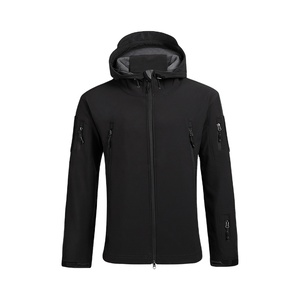 Veste Softshell de qualité export avec capuche, veste imperméable, vestes doublées, randonnée en plein air - Product Image 1