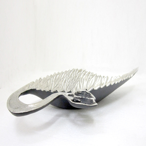 Bol en métal en aluminium plaqué cuivre en forme de feuille Plats et assiettes classiques pour la maison Hôtel moderne Restaurants Bol décoratif de table - Product Image 5