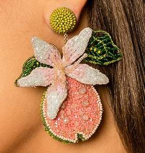 Pendientes de cuentas para mujer, pendientes de cuentas personalizados, pendientes de cuentas múltiples, joyería festiva para mujer al mejor precio, pendientes de cuentas. - Product Image 6