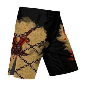 กางเกงขาสั้น MMA แบบ2 in 1สำหรับผู้ชายกางเกงขาสั้นสำหรับต่อสู้พิมพ์ลายตามสั่ง - Product Image 4