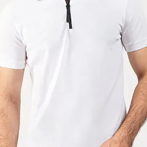 100% coton fait tenue décontracté à manches courtes coupe régulière hommes Polo/Direct usine fait respirant matériel hommes Polo - Product Image 3