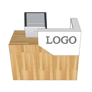 Mostrador de Recepción Compacto y Duradero de 1.2m con Cajones, Diseño Moderno y Minimalista para Hoteles, Escuelas, Hospitales y Oficinas - BLT68018 - Product Image 3