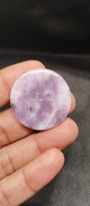 High Quality Blue Lapidolite Cabochon Natural Tumbled Smooth Gemstone 5-8mm Jewelry Making Loose Gemstones Wholesale UDGEMS - Product Image 5