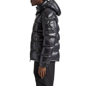 เสื้อโค้ทบุนวมขนาดใหญ่มีฮู้ดสำหรับผู้ชายแจ็คเก็ตขนเป็ดแวววาวสำหรับผู้ชาย - Product Image 3