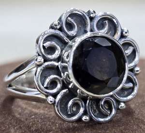 925 เงินสเตอร์ลิงคุณภาพดีเยี่ยมHandmade Designerล่าสุดอินเทรนด์แหวนทรงกลมสีเขียวทัวร์มาลีนอัญมณี - Product Image 5