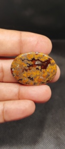 Cabujón de Ágata Turca Marrón Natural para la Fabricación de Joyas |   Ágata Pulida de Alta Calidad al por Mayor - Product Image 2