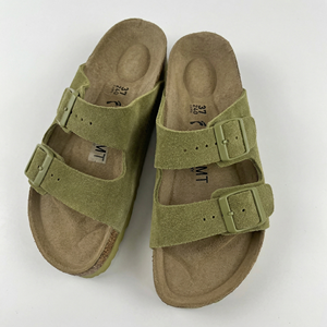 Sandalias de Corcho y Cuero Genuino Personalizadas, Estilo Alemán, Plantilla Ergonómica, Ajustables, para Hombre y Mujer, Sandalias de Playa, OEM ODM - Product Image 3