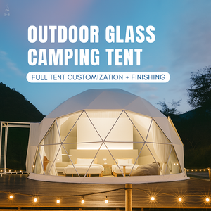 Tente de glamping de luxe, grande tente <span class=keywords><strong>safari</strong></span> en toile pour projets d'éco-resorts, offrant un confort élevé dans les environnements extérieurs - Product Image 4