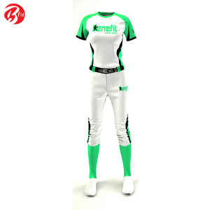 Latest Style Women Wear Sports Baseball Uniform 100% Polyester Comfortable Breathable <b>Fabric</b> Ladies Softball Uniform - Product Image 4