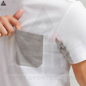 เสื้อยืดผ้าฝ้ายผู้ชายแบบลำลองแห้งเร็วระบายอากาศได้ดี100% - Product Image 2