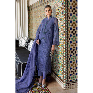 2025 nueva llegada elegante ligero bordado mujeres 3 piezas Salwar Kameez vestido de fiesta Formal OEM ODM servicios islámicos - Product Image 1