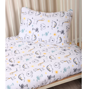 Parure de lit bébé 100 % coton OEM, drap-housse respirant, housse de matelas élastique, taie d'oreiller – Vente en gros Denizli Turquie - Product Image 1