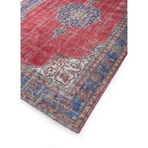 Alfombras de Lana Anudadas a Mano de Gran Tamaño, Diseño de Medallón Rojo y Naranja, para Sala de Estar o Pasillo - Pae-2383 - Product Image 2