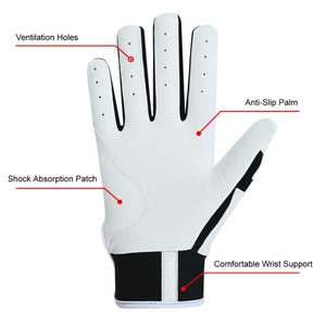 Professional Baseball Batting Gloves High Quality <b>Sheepskin</b> Leather for Infield Direct Manufacturers - Product Image 5