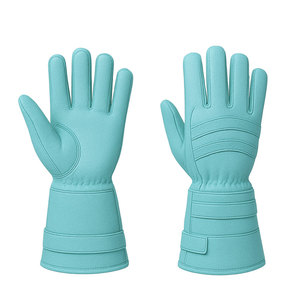 Conception imperméable résistante à la chaleur pour le travail industriel Meilleurs gants de lutte contre l'incendie Gants en peau de vache résistants à la chaleur - Product Image 1