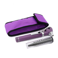 High Quality Portable Pocket Size Medical Ear Examination Otoscope ENT Diagnostic Set Fiber Optic Otoscope With Colors Pouch