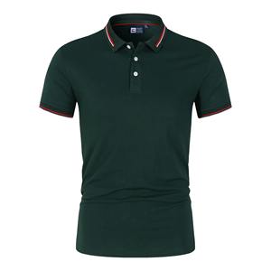 Golf de hombre personalizado directo de fábrica para camiseta de alta calidad transpirable 100% algodón de talla grande patrón sólido diseño liso personalizado - Product Image 5