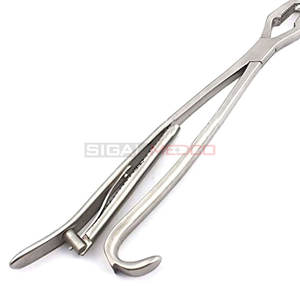 Fórceps de sujeción de hueso Kern Manual de acero inoxidable alemán de calidad superior 17 "instrumentos quirúrgicos de trinquete procedimientos ortopédicos - Product Image 4