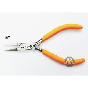 Alicates de punta plana con logotipo privado con mango suave - Product Image 4