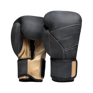 Gants de boxe en cuir pour sac de frappe lourd 16oz, gants d'entraînement d'arts martiaux - Product Image 3