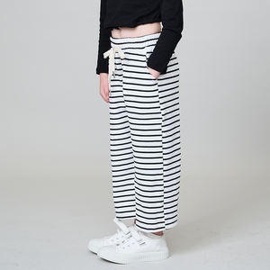 กางเกงขาแบนสีขาว FP415เด็กผู้หญิง, เสื้อผ้ายาวสบายและมีสไตล์สำหรับเด็ก - Product Image 3