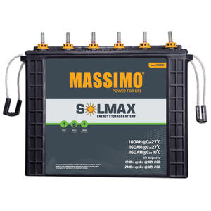 Batterie de stockage d'énergie au plomb MASSIMO 160AH 12V de qualité supérieure pour l'électronique grand public fournisseur mondial pour le vrac - Product Image 1