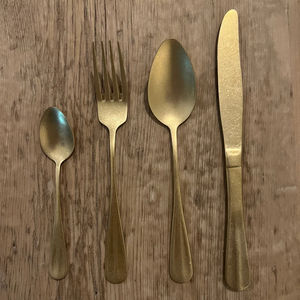 ชุดเครื่องใช้บนโต๊ะอาหารชุดเครื่องใช้บนโต๊ะอาหารสแตนเลสช้อนขนมหวานส้อมของขวัญส่งเสริมการขายสินค้าขายดีชุดเครื่องใช้บนโต๊ะอาหารตกแต่งด้วยทอง - Product Image 2