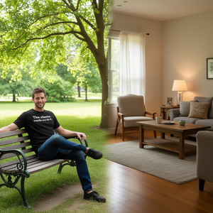 Camiseta The Chemo Made Me Do It, negra, para adultos, unisex - Product Image 3