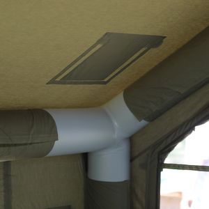 Tente gonflable de camping extérieure FR 9 m² pour pique-nique familial, tente de voyage en tissu Oxford avec revêtement PU, tente à poteaux gonflables pour exposition extérieure - Product Image 3